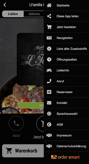 LFamilia Restaurant Screenshot 2