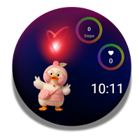 Love Duck Wear OS Watch Face