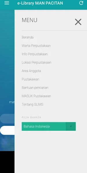 e-Library MAN Pacitan Screenshot 1
