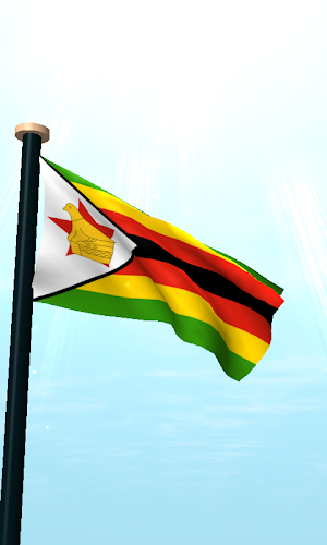 Zimbabwe Flag 3D Wallpaper Screenshot 1