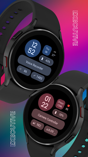 EXD146: Material Watch Face Screenshot 0