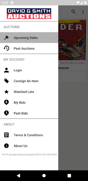 David G Smith Auctions Screenshot 3