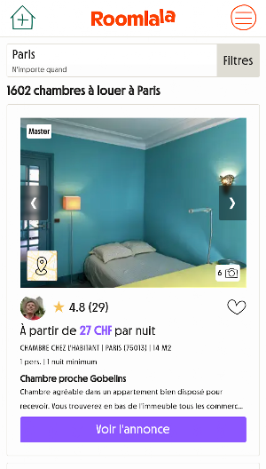 Roomlala Screenshot 2