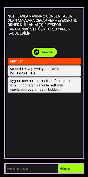 Yapay Zeka Maç Analizi Screenshot 0