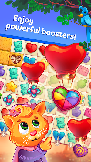 Sweet Hearts - Cute Candy Match 3 Puzzle Screenshot 0