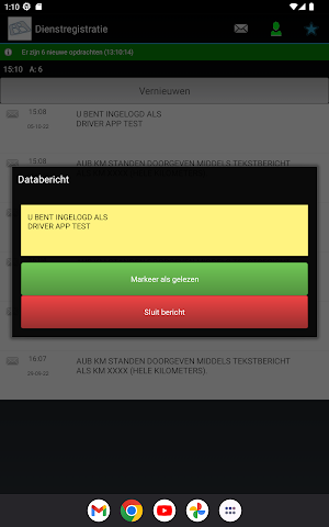 Taxsys Voertuig App Screenshot 2