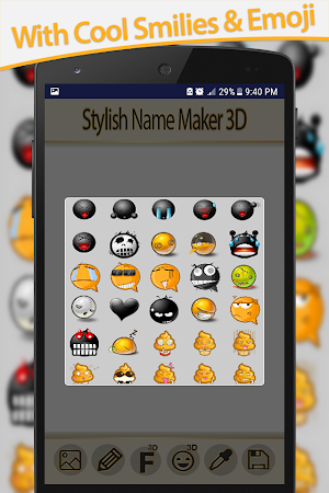 stylish name maker 3d - stylish text Screenshot 2