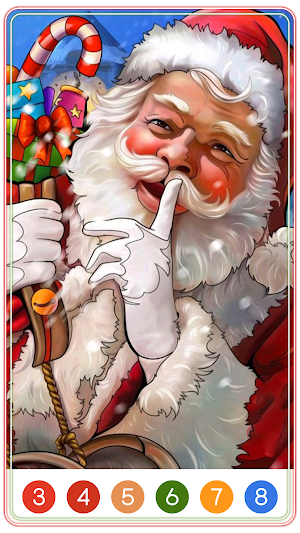 Christmas Paint by Number Screenshot 1