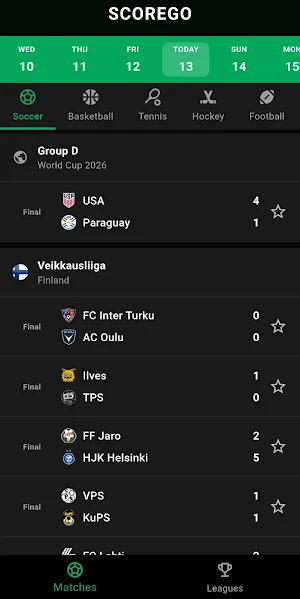 ScoreGo - Live Sports Screenshot 2