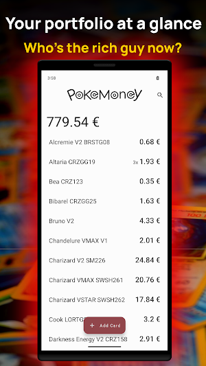 PokeMoney: Scan,Trade,Eval TCG Screenshot 0