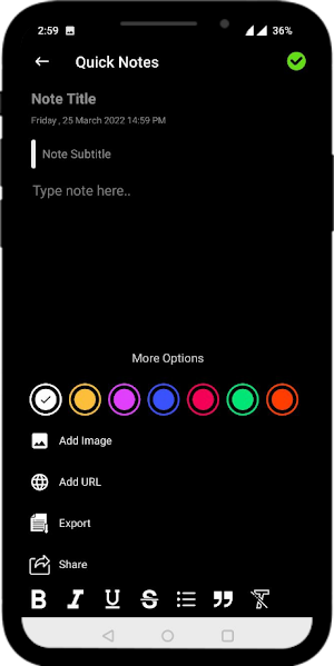 Quick Notes Screenshot 3