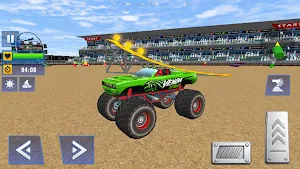 Monster Truck 3D Demolish Game Screenshot 0