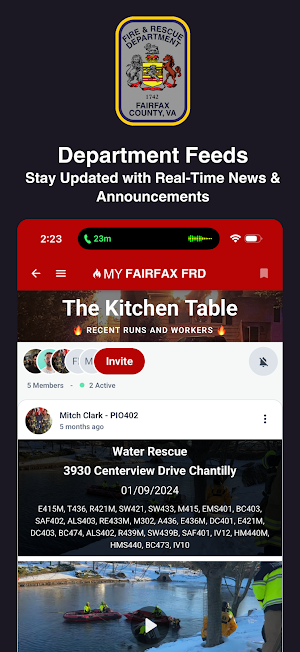 MyFairfaxFRD Screenshot 1