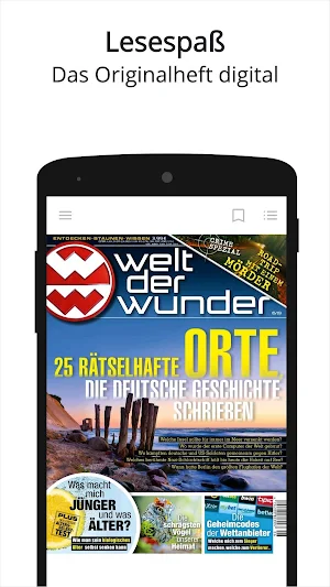 Welt der Wunder ePaper - Wissen, Technik & Natur Screenshot 0