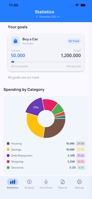 Keeper - Finance Manager Screenshot 1