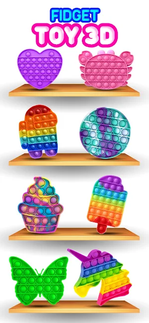 Fidget Toys 3D AntiS Stress Calm Screenshot 0