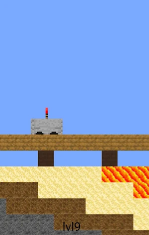 Noob Torch Flip 2D Screenshot 1