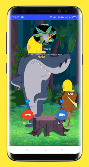 Prank Video Call Zig Sharko Screenshot 0