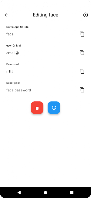 Simple Password Saver Screenshot 2