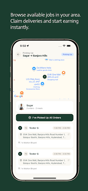 Tinmen Delivery Screenshot 1