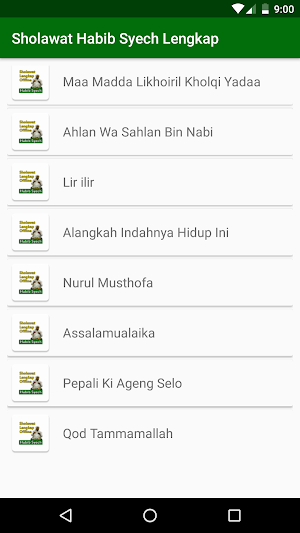 Sholawat Habib Syech Offline + Lirik Lengkap Screenshot 1