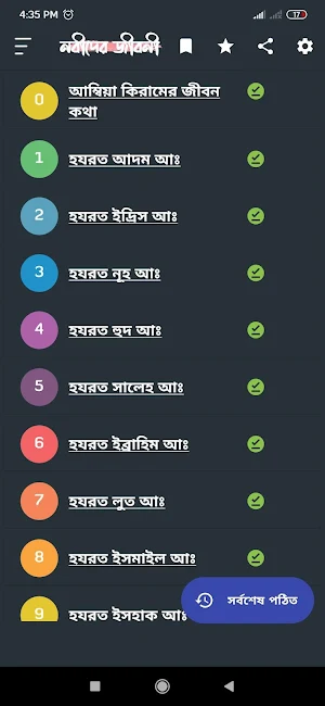 নবীদের জীবনী | Nobider Jiboni Screenshot 0