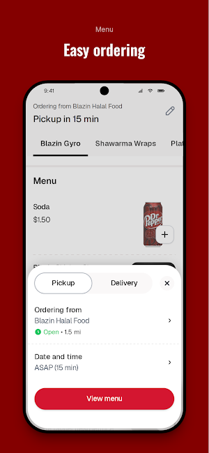 Blazin Halal Food Screenshot 2