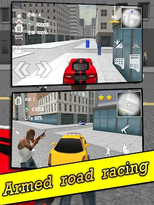 Lone Gunner-vegas grand gangster crime gun battle Screenshot 3