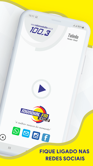 Rádio Mundial FM de Toledo Screenshot 3