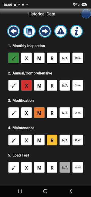 Crane Inspection Checklist Screenshot 1