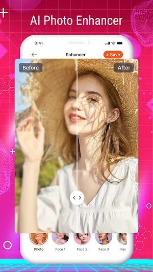 AI Photo Enhancer and AI Art Screenshot 1