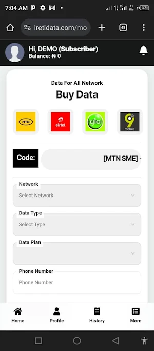 Ireti data Screenshot 3