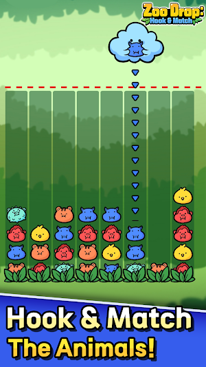 Zoo Drop: Hook & Match Screenshot 0