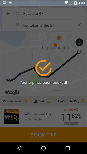 Taksi Saimaa Screenshot 2