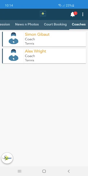 SG Tennis Screenshot 2