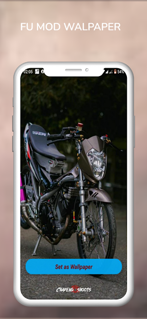 Satria FU 150 Mod Wallpaper Screenshot 2