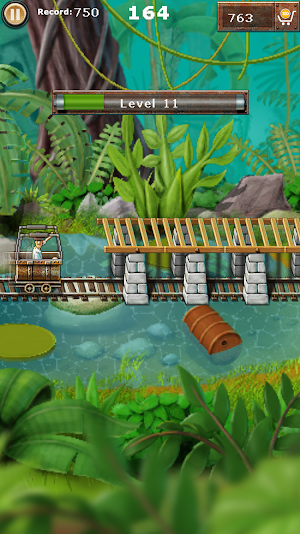 Minecart Jumper - Gold Rush Adventure Screenshot 1