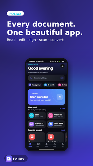 PDF Editor & Scanner - Foliox Screenshot 0
