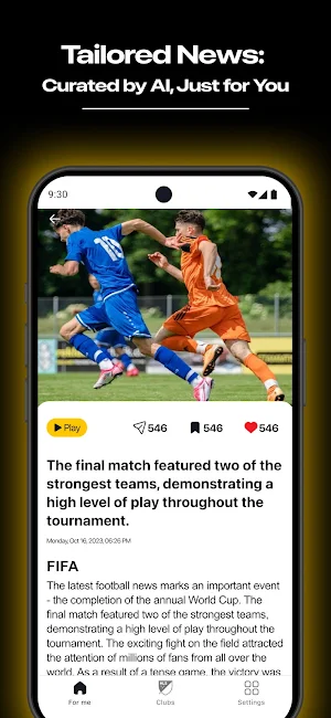 Soccer News: Sport scores Screenshot 3
