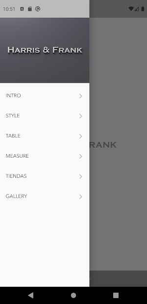 Harris & Frank Screenshot 1