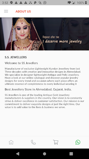 SS Jewellers - Jewelry Store Screenshot 2