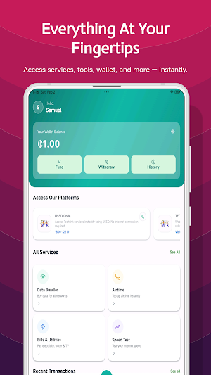 Techlink: Airtime,Data & Bills Screenshot 3