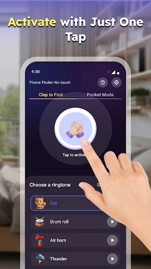 Phone Finder -No Touch Screenshot 2