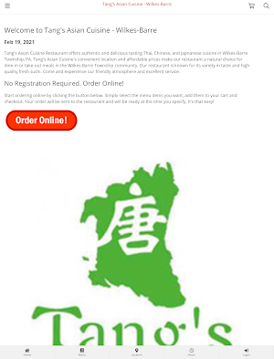 Tang's Asian Wilkes-Barre Screenshot 2