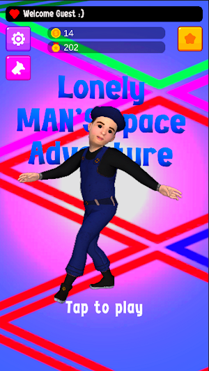 Lonely Man's Space Adventure Screenshot 0