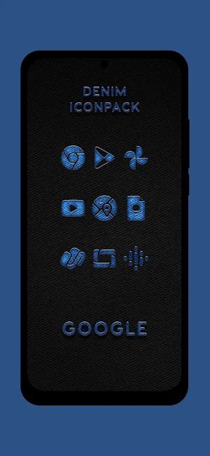 Denim Blue Icon Pack Screenshot 1
