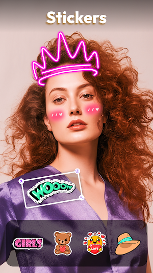 Filterly:Camera Selfie Sticker Screenshot 1