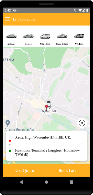 321 Taxis & Private hire Screenshot 3