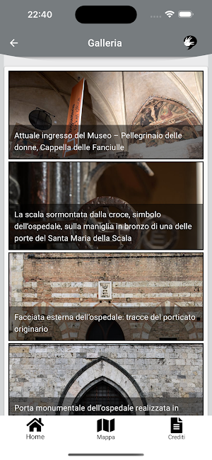 Siena SMS guida in IT e LIS Screenshot 3