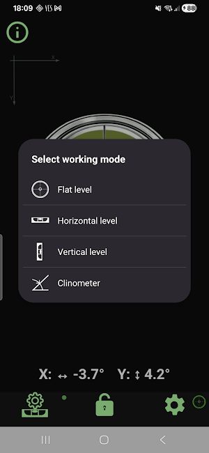 Bubble Level & Angle Meter Screenshot 1